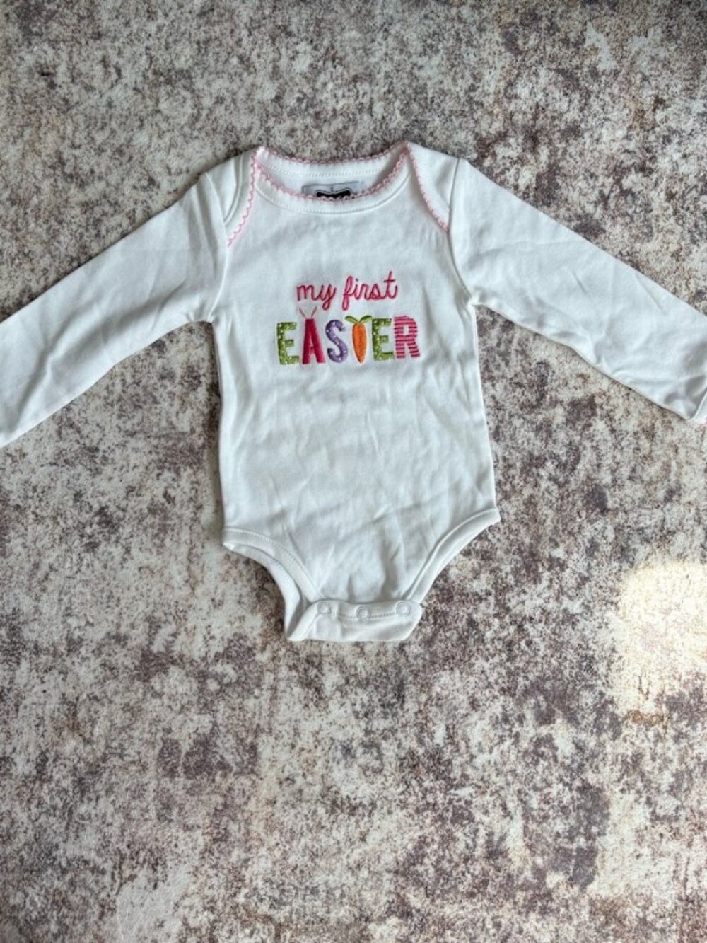 Mudpie "My First Easter" Onesie Size 0-6 months